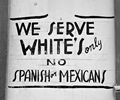 photo of: Restaurant Sign 1954 (Whites Only)